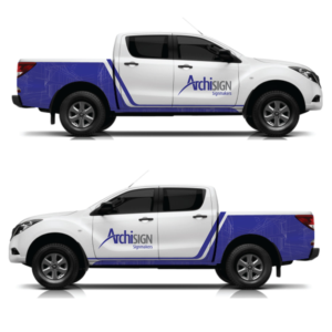 Mazda BT50 geometric/abstract Wrap | Car Wrap-Design von Yoga Tri