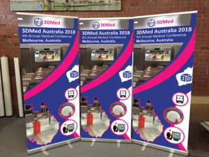 3DMed Australia 2018 conference Branding banner design  | Banner Ad Design by Rickyy