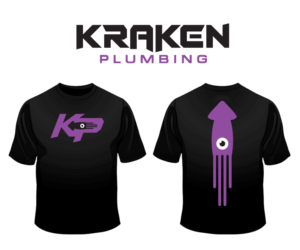 Kraken Plumbing | Logo Design by Buck Tornado