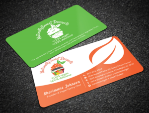 Vegan bakery needs business card | Business Card Design by Sandaruwan