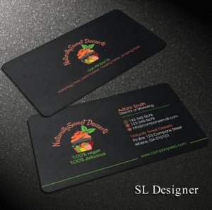 Vegan bakery needs business card | Business Card Design by SL Designer