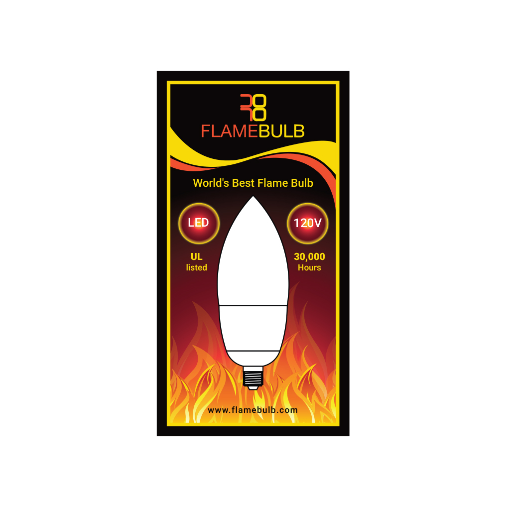 Graphic Design by mmmarif1982 for LED Flame Bulb | Design #18104816