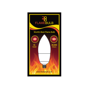 FlameBulb Blister Pack Graphic | Graphic Design by mmmarif1982