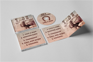 CD Cover Design by LuCa for Ted Z and The Wranglers | Design #2874247