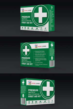 Home Living Brand - Requires Fresh New First Aid Kit Outer Packaging Design! | Packaging Design by falcon.wings