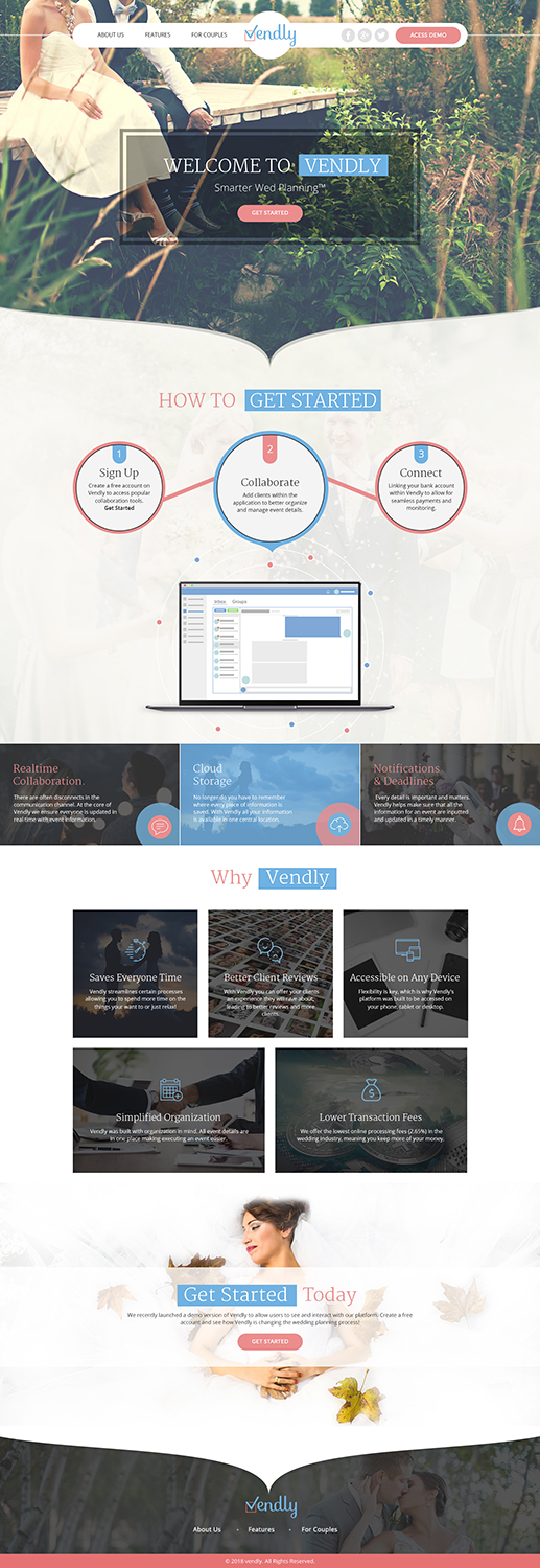 Web Design by Smart-tech solution for Vendly Partners | Design #18288128