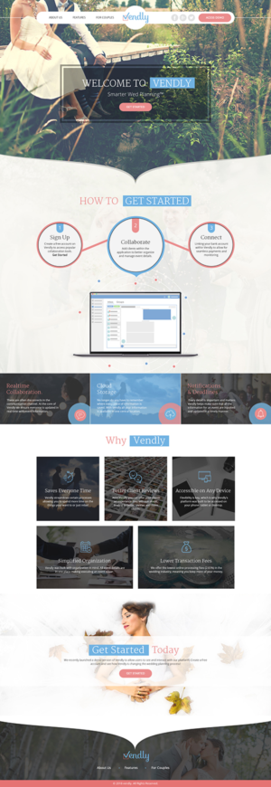 Wedding Startup Full Website Design | Web Design by Smart-tech solution