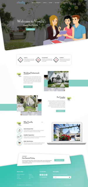 Web Design by PiXthemes for Vendly Partners | Design #18195543