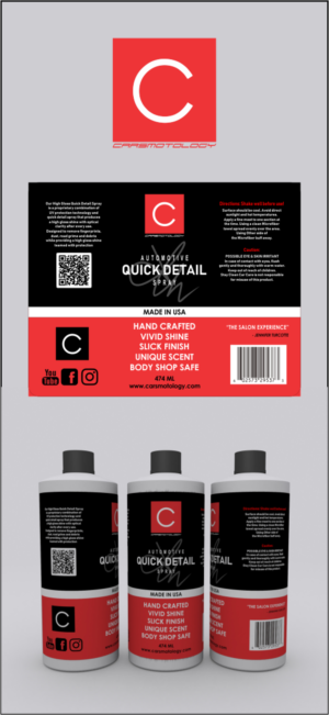 Cool Automotive Branding Help Needed - Carsmotology Quick Detailer | Verpackungs-Design von said.tempo