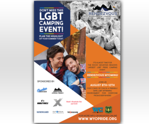 Event Flyer - LGBT Camping Event | Flyer-Design von Luniere Designs