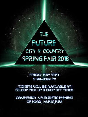 “The Future” Spring Fair Poster | Poster Design by Marta van Eck