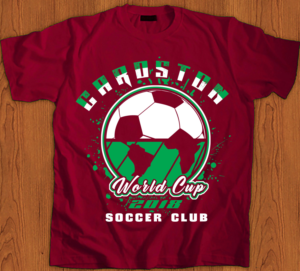 Cardston Soccer Club World Cup Uniform Design 2018 | T-shirt Design by creative gravity