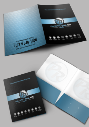 Water, fire, smoke, and mold damage restoration company needs professional corporate branding. | Schreibwaren-Design von chandrayaan.creative