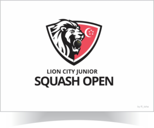 Lion City Junior Squash Open | Logo-Design von r-toha