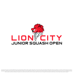 Lion City Junior Squash Open | Logo-Design von DesignDUO