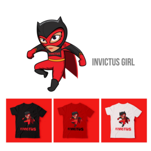 Motivational Superhero with Batman and Invictus  | Grafik-Design von Apridio