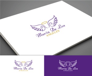 maria de los angeles ( with angel wings)  | Logo Design by future logo.com