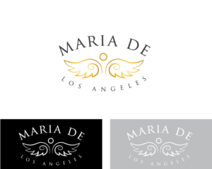 maria de los angeles ( with angel wings)  | Logo Design by Juli creation