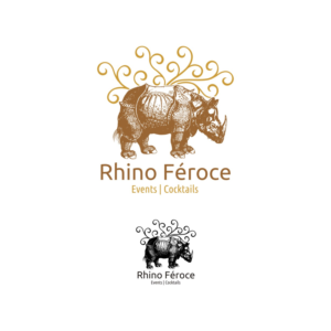 Rhino Féroce      Events | Cocktails | Logo Design by ddnsycrowd