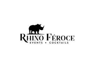 Rhino Féroce      Events | Cocktails | Logo Design by brianritterdesign