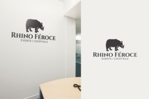 Rhino Féroce      Events | Cocktails | Logo Design by Grafactory