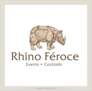 Rhino Féroce      Events | Cocktails | Logo Design by vladst2004