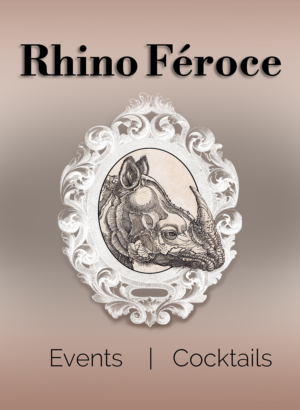 Rhino Féroce      Events | Cocktails | Logo Design by Silviya M