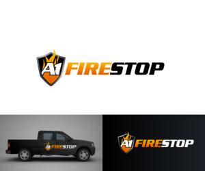 A1 FIRESTOP | Logo Design by Sergio Coelho