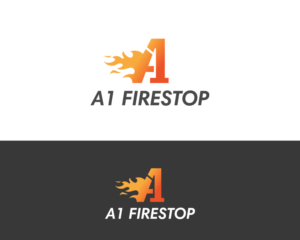 A1 FIRESTOP | Logo Design by Riz'