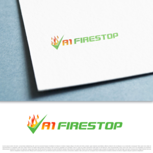 A1 FIRESTOP | Logo Design by DesignDUO