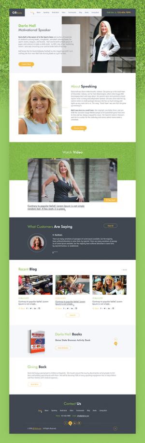 Concept Web Design - Motivational Speaker  | Web-Design von Ved Web Services