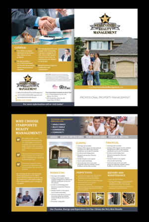 Property Management Owner Brochure | Flyer-Design von rkailas