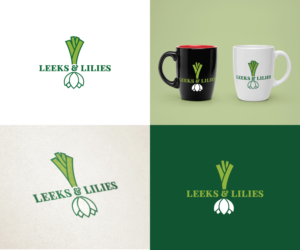 Leeks & Lilies | Logo Design by Farmiza