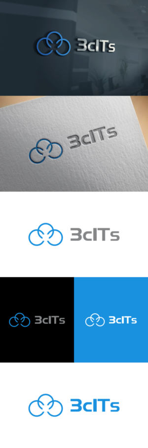 3cITs or Company Name with Cloud Logo Made from 3Cs | Logo-Design von fatiyadesign