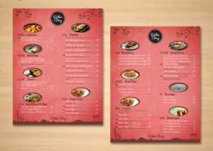 Menu Design by Lesaba Design