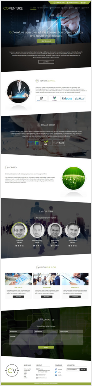 Venture Capital Firm Needs Website Redesign | Web-Design von -Marc-