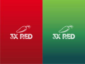 3X RED | Logo Design by Atvento Graphics