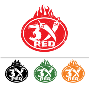 3X RED | Logo Design by concepts