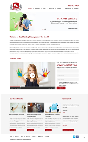 Web Design by pb for Maverick Web Video | Design: #2814231