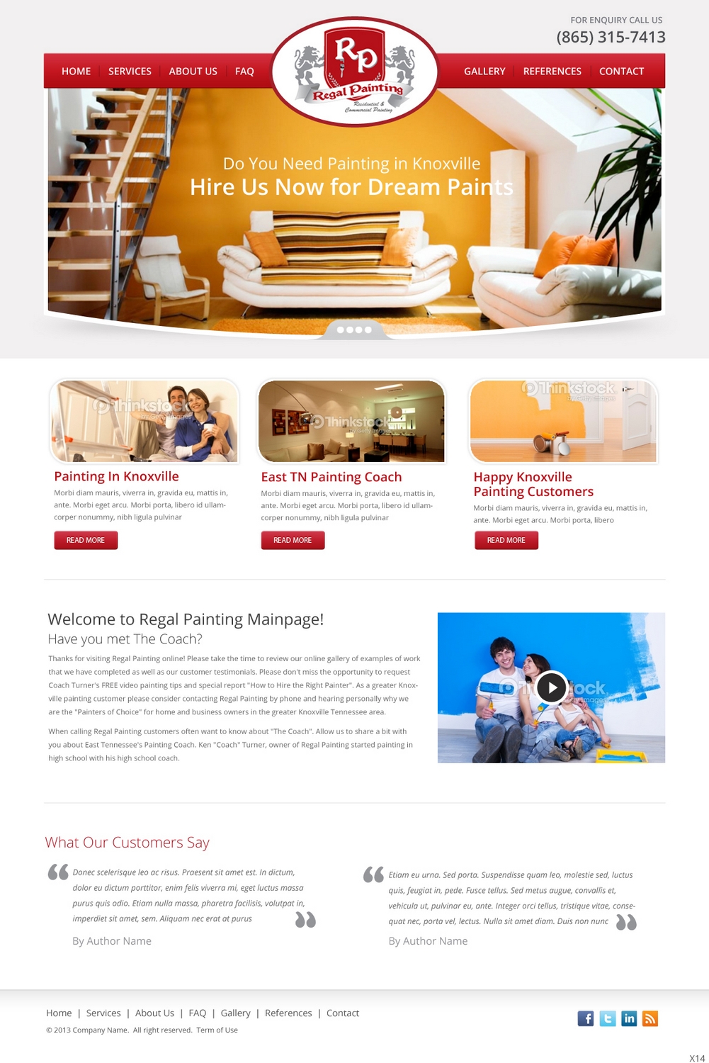 Web Design by pb for Maverick Web Video | Design #2814234