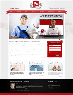 Web Design by Creative X Designs for Maverick Web Video | Design: #2840297