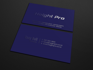 Height Pro Business Cards | Business Card Design by Tripti Ranjan Gain