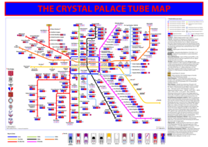 Underground railway styled map | Poster Design by Amduat Design