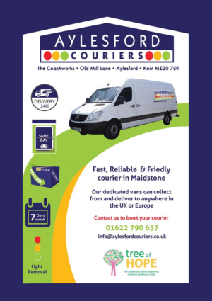 Aylesford Couriers/Aylesford Self-storage Awareness A5 leaflet | Flyer Design by Brigitte Melissa B