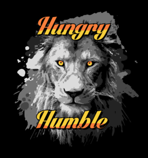 Custom Lion Head design, entitled Hungry and Humble | T-Shirt-Design von Synthesis