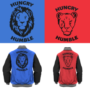 Custom Lion Head design, entitled Hungry and Humble | T-Shirt-Design von naimgg