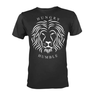 Custom Lion Head design, entitled Hungry and Humble | T-Shirt-Design von 75-R-P-Z