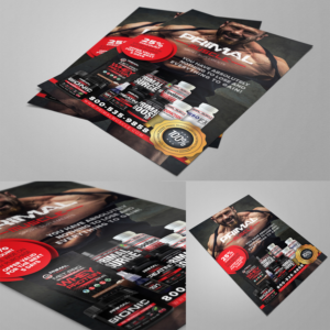 Postcard Design by banedsgn for Ultimate Fitness Nutrition, Inc. | Design #18391264