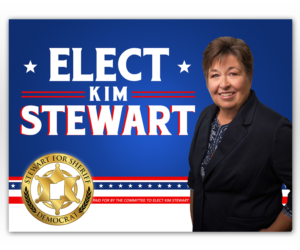 Sheriff Candidate needs a large yard sign | Signage Design by Luniere Designs