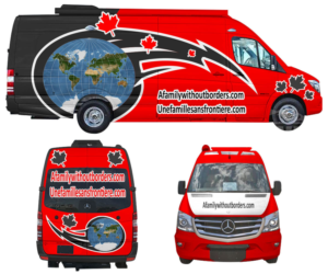 RV full wrap for a family exploring the world | Car Wrap Design by The Faisal